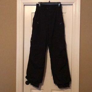 Men's black ski pants